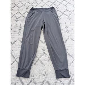 Athleta Women’s Gray Jogger Pants Size 8 Zip Pockets Athleisure